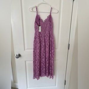 ASTR the Label Lace Midi Dress